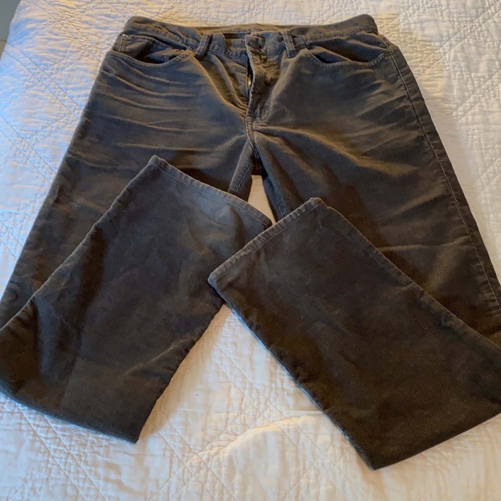 GAP 1969 Men’s Waist 32/ Length 30 - cord jeans straight leg- olive green/grey